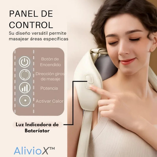 AlivioX™ — Masajes multi-zona