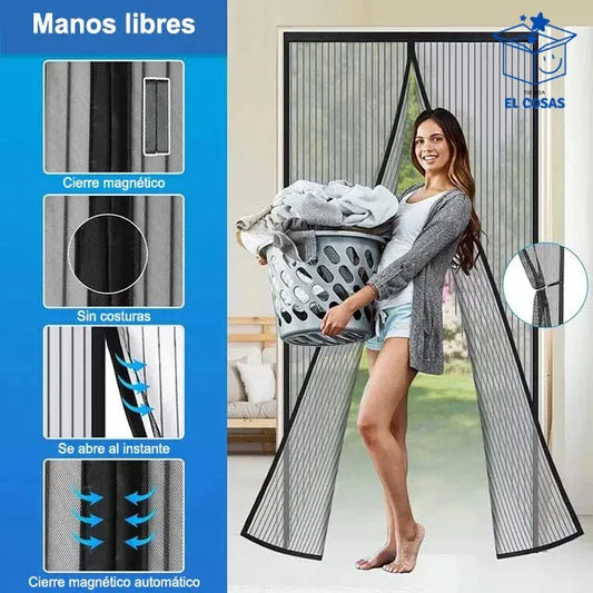 Cortina Magnética Antimosquitos – Deja Entrar el Aire – APROVECHA LA OFERTA 2X1💥