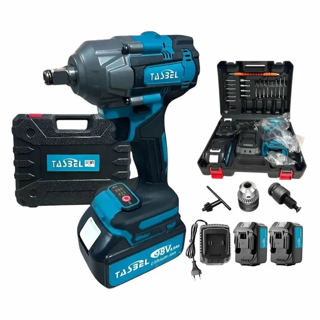 LLAVE DE IMPACTO TASBEL™ 98V | 2 BATERÍAS DE REGALO 🎁