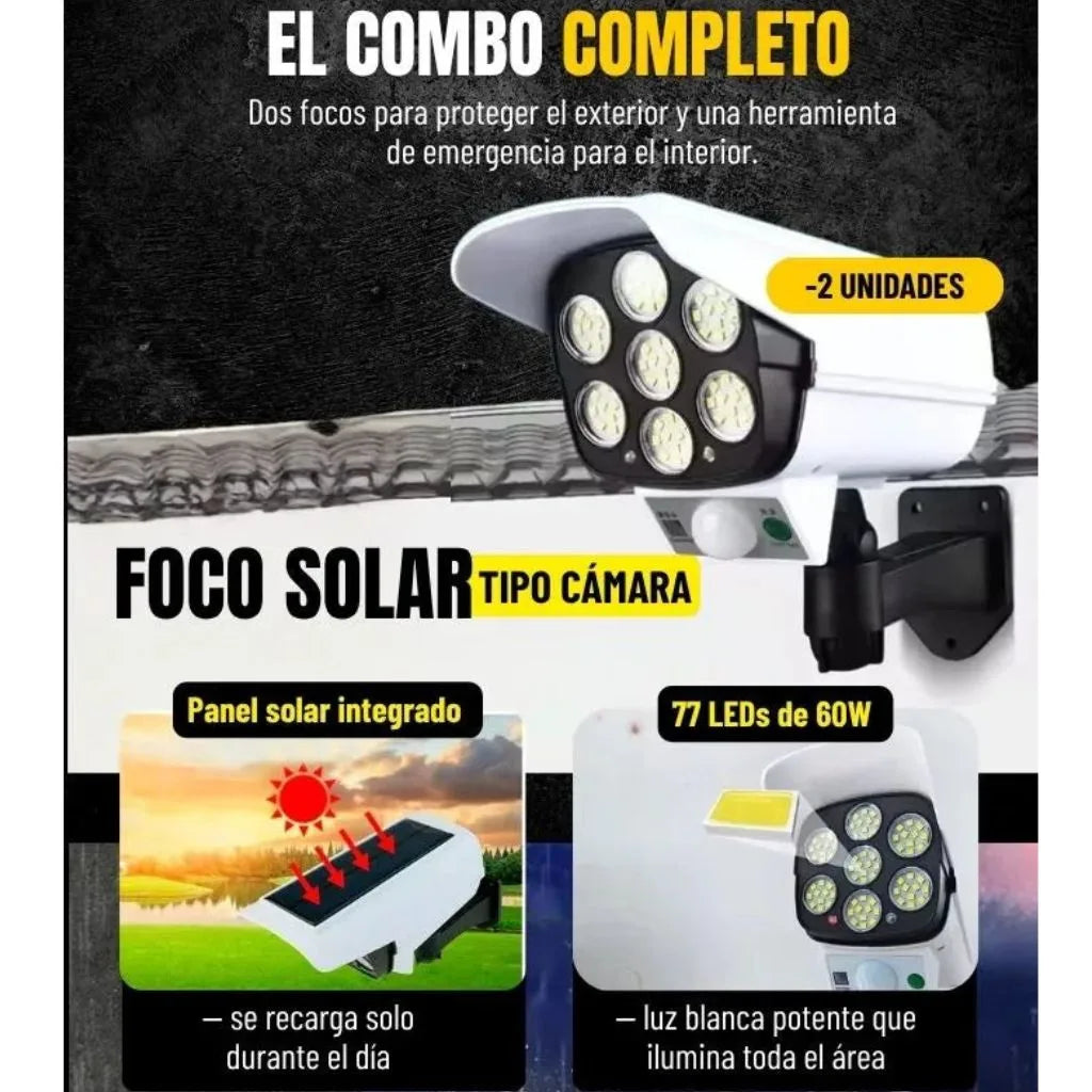 SolarCam Pro™  - Ilumina y detecta movimiento