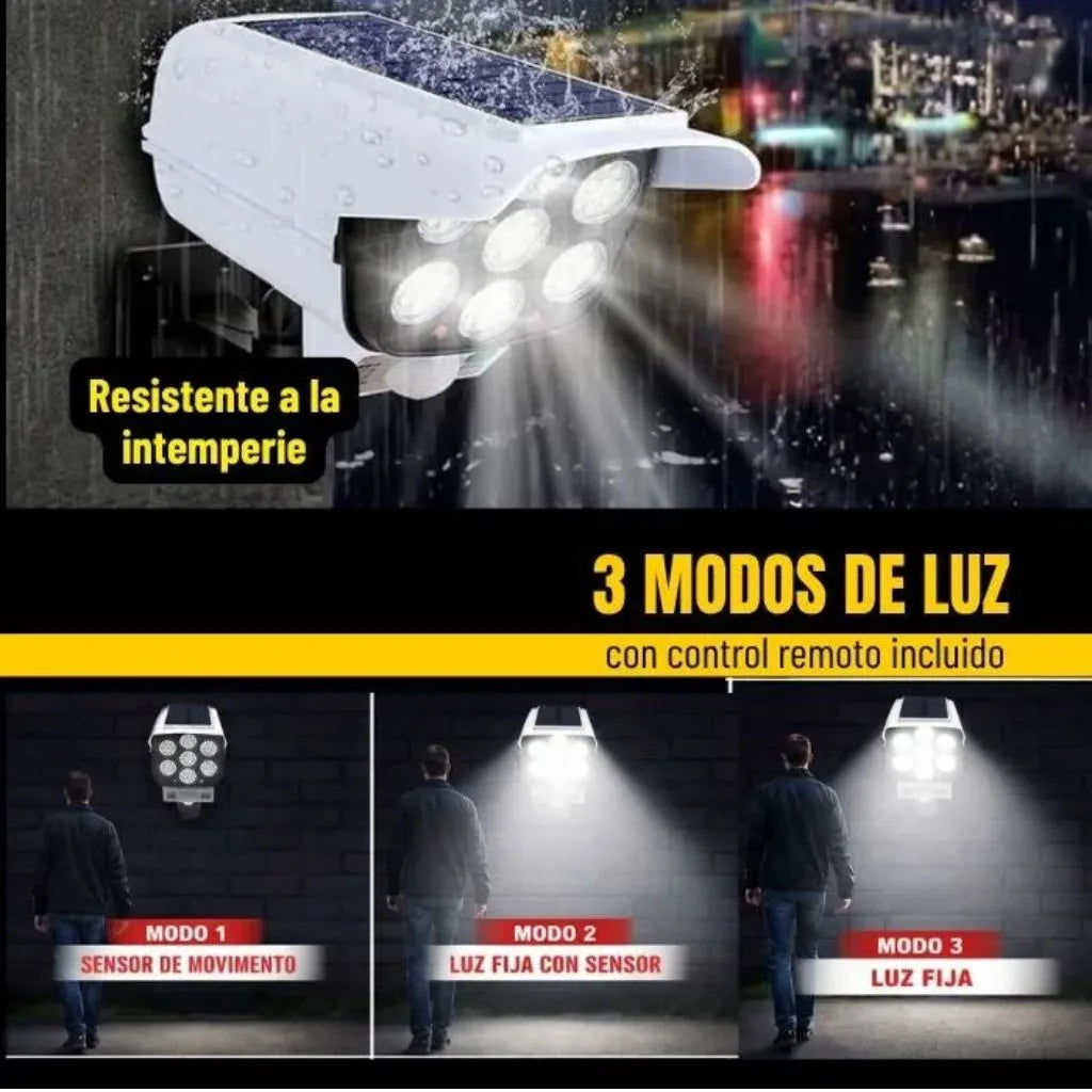SolarCam Pro™  - Ilumina y detecta movimiento