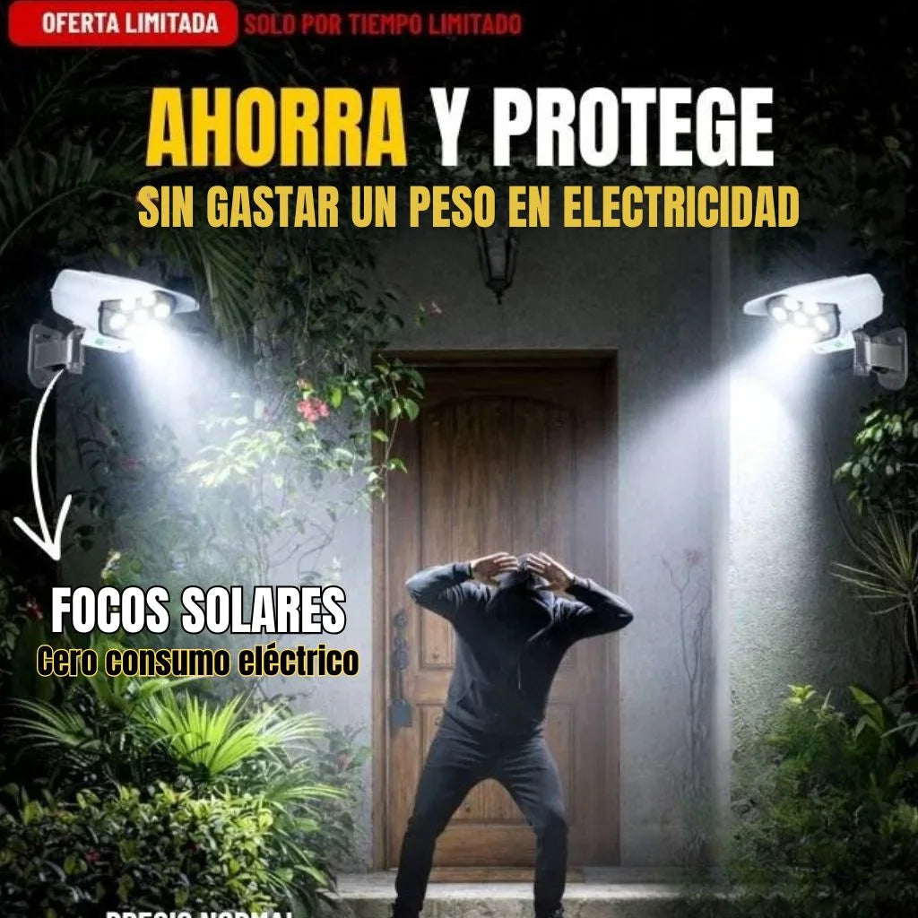 SolarCam Pro™  - Ilumina y detecta movimiento