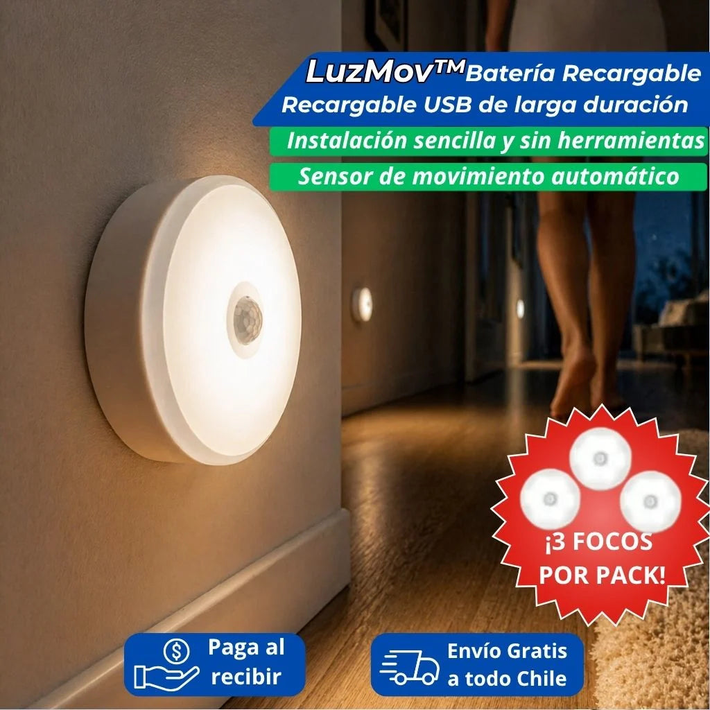LuzMov™ – Ilumina pasillos sin interruptor