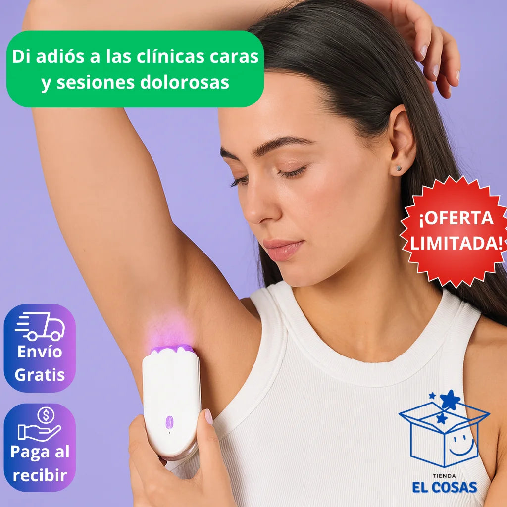 Depiladora Láser Compacta – Depila fácil y sin esfuerzo – Olvídate del salón en solo semanas