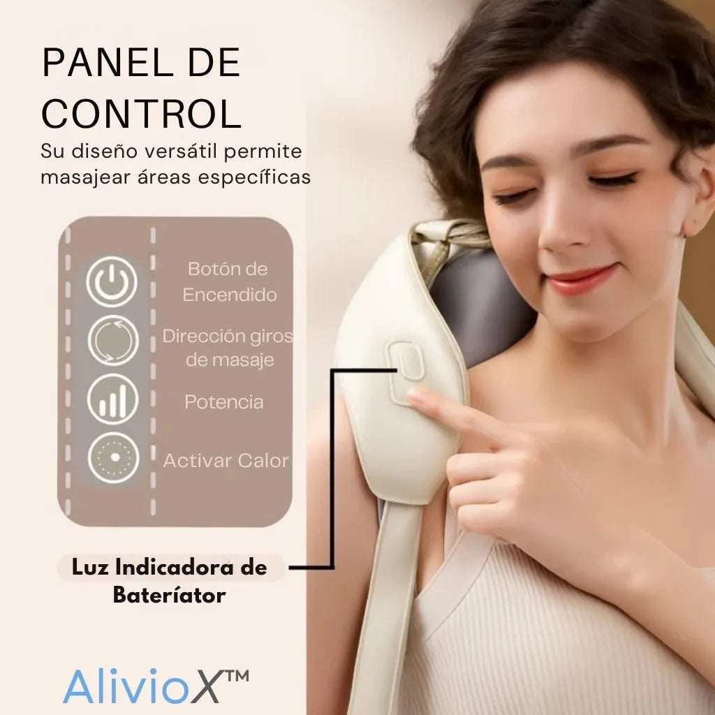 AlivioX™ — Masajes multi-zona
