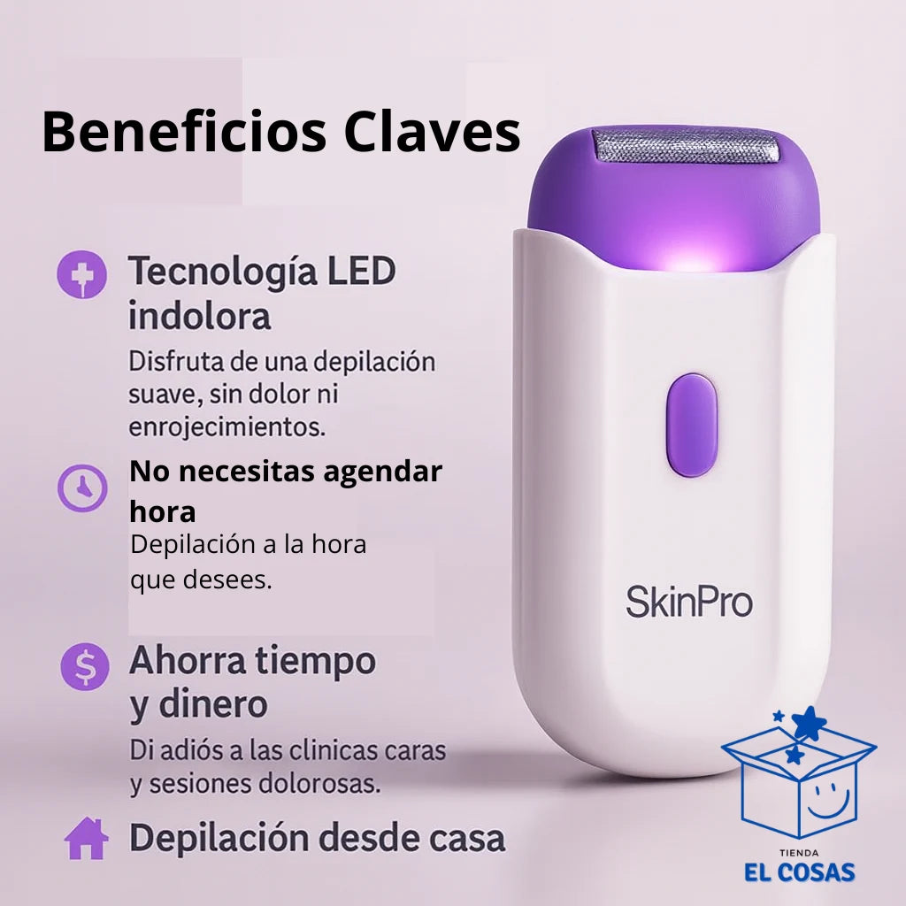 Depiladora Láser Compacta – Depila fácil y sin esfuerzo – Olvídate del salón en solo semanas
