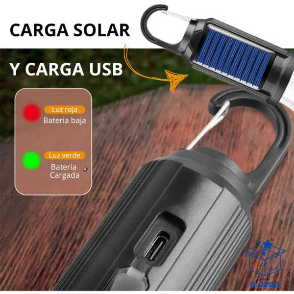 Ampolleta Solar – Iluminación de Emergencia – APROVECHA 2X1