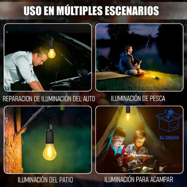 Ampolleta Solar – Iluminación de Emergencia – APROVECHA 2X1