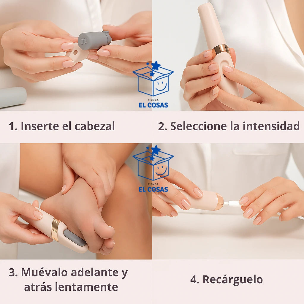 ✨ Quitacallos Eléctrico – Pies suaves y bonitos sin esfuerzo