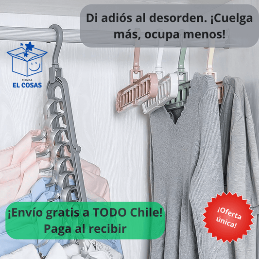 Pack de 3 Percheros Mágicos 9 en 1!